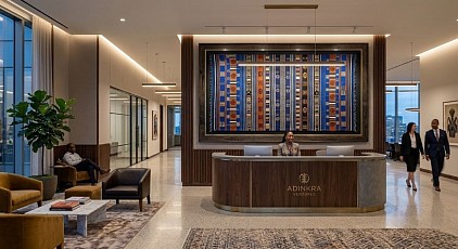 Luxury Corporate Reception Area